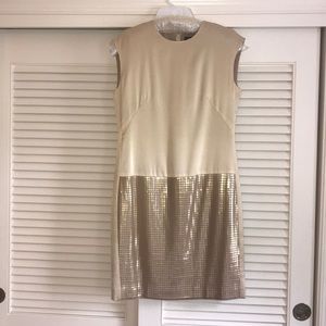 100% Silk Worth shift Dress with Sequin Detailing